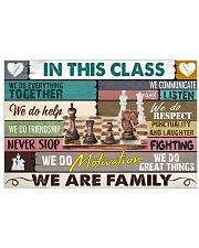 chess we are family 17x11 Poster front