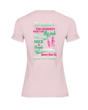 bartender hardest of my job Premium Fit Ladies Tee tile