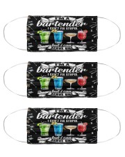 bartender cant fix stupid mas Cloth Face Mask - 3 Pack front