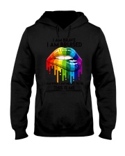 lgbt I am brave Hooded Sweatshirt tile