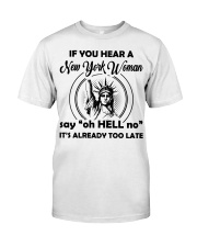 you hear a new york woman Premium Fit Mens Tee thumbnail