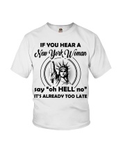 you hear a new york woman Youth T-Shirt thumbnail