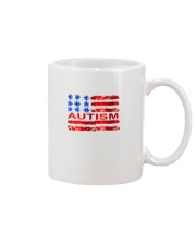 Autism American flag Mug tile