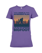 I Plan On Finding Bigfoot Premium Fit Ladies Tee tile