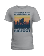 I Plan On Finding Bigfoot Ladies T-Shirt tile