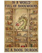 Be A Book Dragon poster 11x17 Poster front