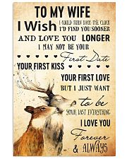 deer my wife 11x17 Poster front