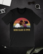 dope black dad daughter Classic T-Shirt lifestyle-mens-crewneck-front-16