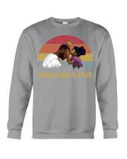 dope black dad daughter Crewneck Sweatshirt tile