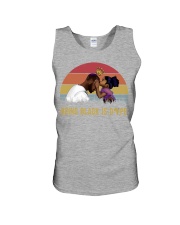 dope black dad daughter Unisex Tank tile