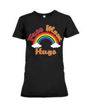 lgbt mom hug Premium Fit Ladies Tee tile