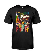 lgbt freedom independence day Premium Fit Mens Tee tile