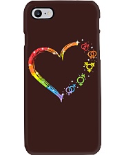 lgbt heart all icon Phone Case tile