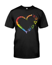lgbt heart all icon Classic T-Shirt front