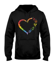 lgbt heart all icon Hooded Sweatshirt tile
