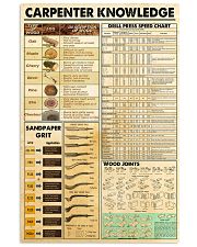 Carpenter knowledge 11x17 Poster front