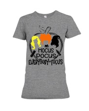 hocus pocus everybody focus Premium Fit Ladies Tee tile
