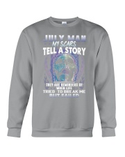 July man scars Crewneck Sweatshirt tile