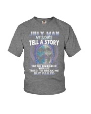 July man scars Youth T-Shirt tile