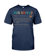 Bus Driver noun vintage Classic T-Shirt front