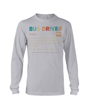 Bus Driver noun vintage Long Sleeve Tee tile