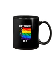 lgbt don't dream it be it Mug tile