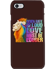 LGBT love must be louder Phone Case tile