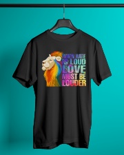 LGBT love must be louder Classic T-Shirt lifestyle-mens-crewneck-front-3