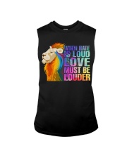 LGBT love must be louder Sleeveless Tee tile