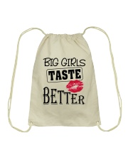 BIG GIRL TASTE BETTER Drawstring Bag thumbnail