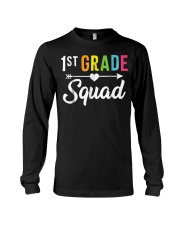 First 1St Grade Squad Back To School 1St Day Funny Long Sleeve Tee thumbnail