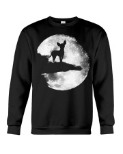 Mens Chihuahua And Moon Halloween T Shirt 3Xl Blac Crewneck Sweatshirt thumbnail