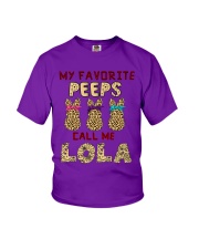 Favorite Peeps call me LOLA Youth T-Shirt tile