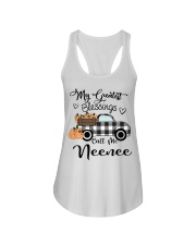 Blessings call me Neenee pumpkin truck Ladies Flowy Tank tile
