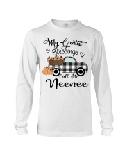 Blessings call me Neenee pumpkin truck Long Sleeve Tee tile