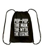 Pop-Pop - The Man - The Myth - V2 Drawstring Bag tile