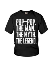Pop-Pop - The Man - The Myth - V2 Youth T-Shirt tile