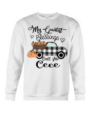 Blessings call me Cece pumpkin truck Crewneck Sweatshirt tile