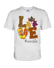FL love mimilife V-Neck T-Shirt tile