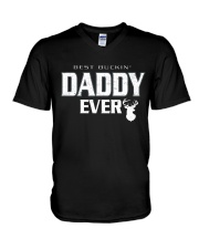 Best buckin' Daddy ever RV1 V-Neck T-Shirt thumbnail