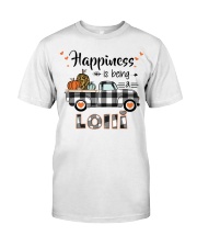 Happiness is being a Lolli Pumpkins Truck V2 Classic T-Shirt front