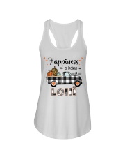Happiness is being a Lolli Pumpkins Truck V2 Ladies Flowy Tank tile