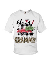 Blessed grammy xmas Youth T-Shirt tile