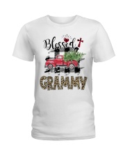Blessed grammy xmas Ladies T-Shirt tile