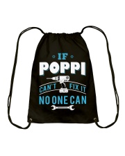 IF Poppi can't fix it no one can Drawstring Bag tile