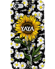 Blessed to be called yaya - Sunflower art Phone Case i-phone-7-case