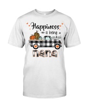 Happiness is being a Nana Pumpkins Truck V2 Classic T-Shirt front