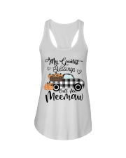 Blessings Call me Meemaw pumpkin truck Ladies Flowy Tank tile