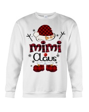 mimi claus red plaid Crewneck Sweatshirt tile