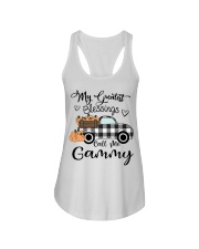 Blessings call me Gammy pumpkin truck Ladies Flowy Tank tile